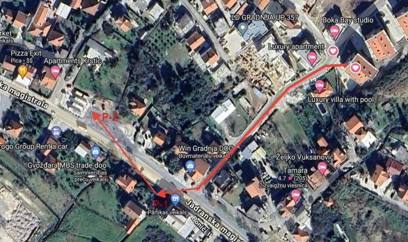 Apartment Sova Tivat Eksteriør billede